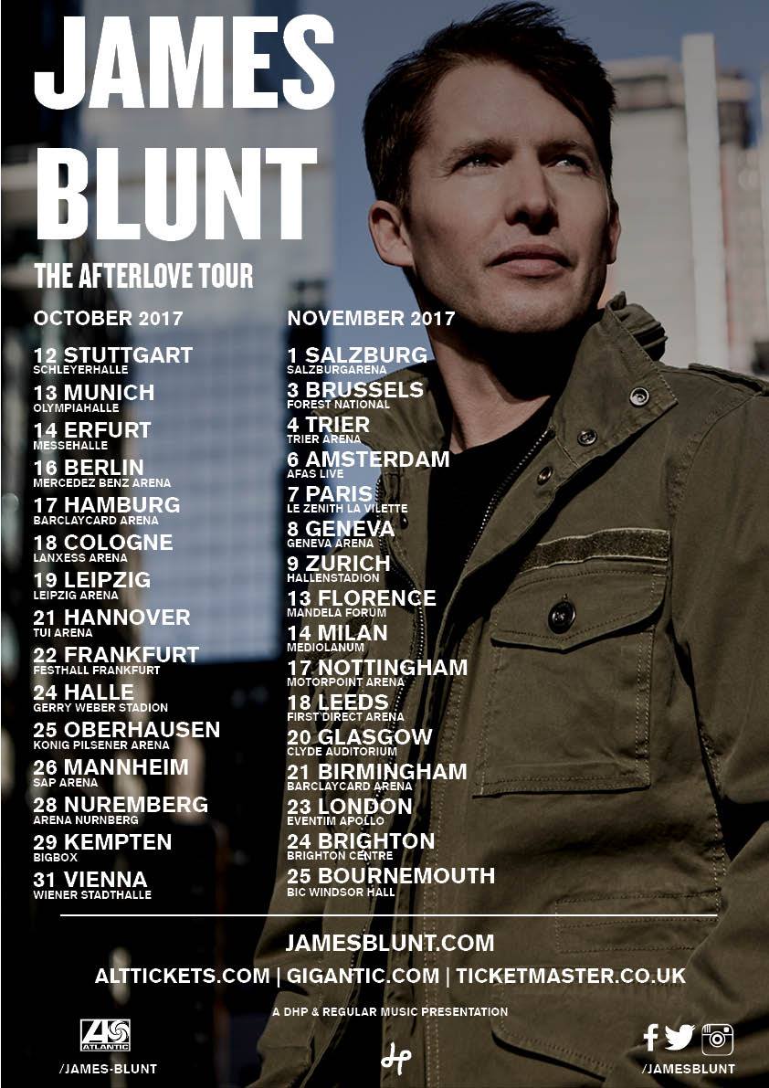 Eventtip James Blunt On Afterlove Tour Planetsarahch 6266